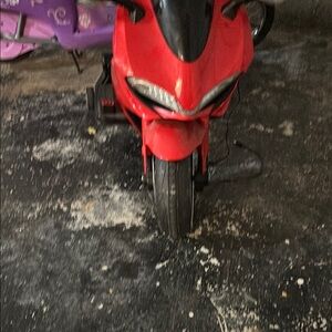 Red Kids Ride-On Motorcycle